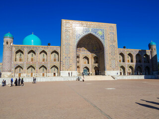 Fototapeta na wymiar Registan Square, Samarkand