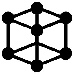electron icon, simple vector design