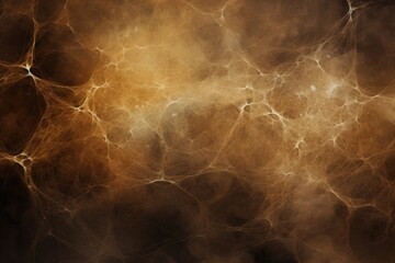 Brown ghost web background image, in the style of cosmic graffiti - obrazy, fototapety, plakaty