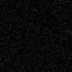 Starry sky on a black background. Vector illustration
