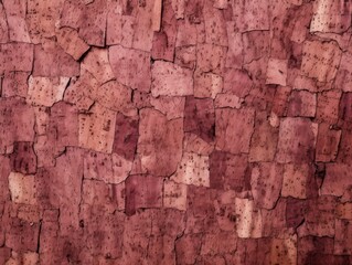 Burgundy cork wallpaper texture, cork background