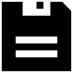 floppy disk icon, simple vector design