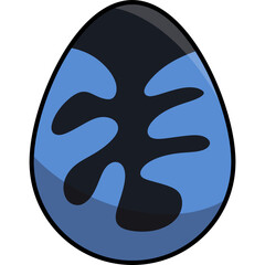 Easter eggs, suitable for decoration templates, posters, social media and design elements