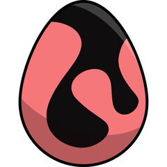 Easter eggs, suitable for decoration templates, posters, social media and design elements