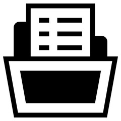 folder icon, simple vector design