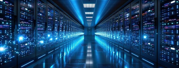 Data Center. A Visual Representation of Server Racks in a Data Center room data center backgrounds