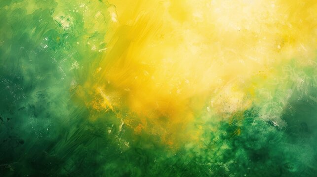 Fototapeta  yellow and green watercolor background telephoto lens photorealistic 