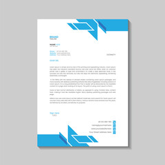 Professional letterhead template design