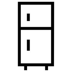 fridge icon, simple vector design