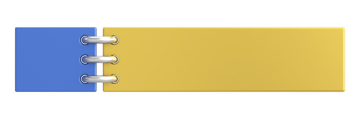 3D label. Price tag. 3D illustration.