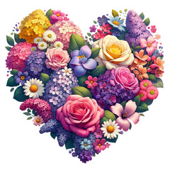ハートの花束
