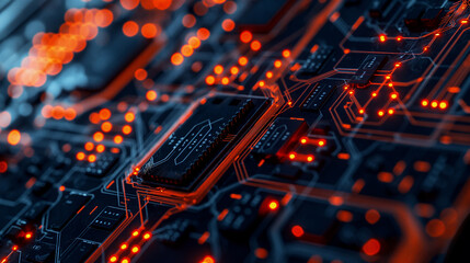 Advanced technology CPU chip hi-tech electronic circuit board