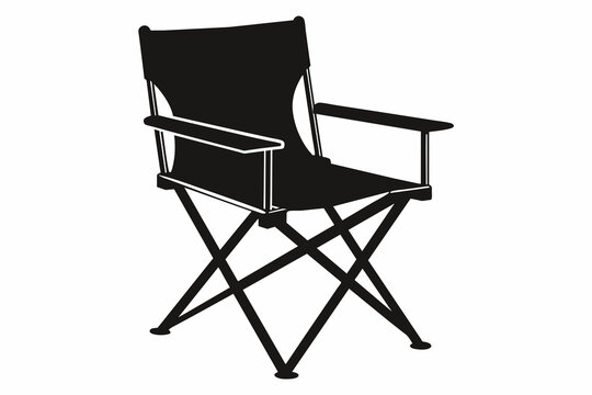 a camping chair silhouette