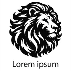 Fototapeta premium lion head vector