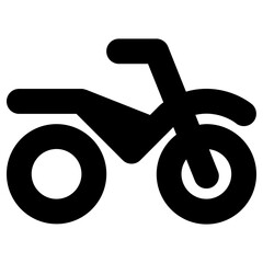 heavy bike icon, simple vector design