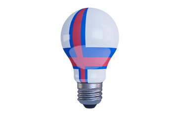 Sustainable LED Light Bulb with Cross of St. Andrew and Norwegian Flag Motif