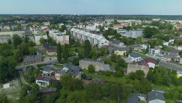 Beautiful Panorama Housing Estate Zgierz Aerial View Poland