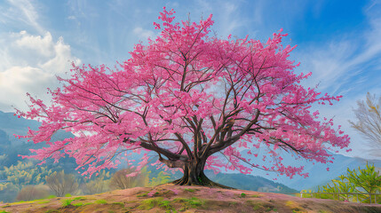 Sakura tree in spring