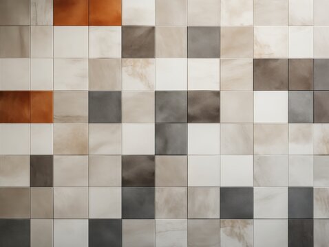 Ivory marble tile tile colors stone look, in the style of mosaic pop art