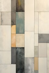 Ivory marble tile tile colors stone look, in the style of mosaic pop art