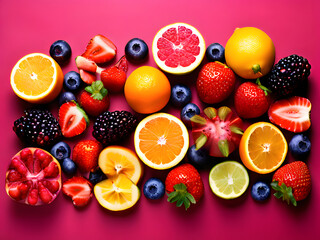 Different Types of Fresh Fruits 