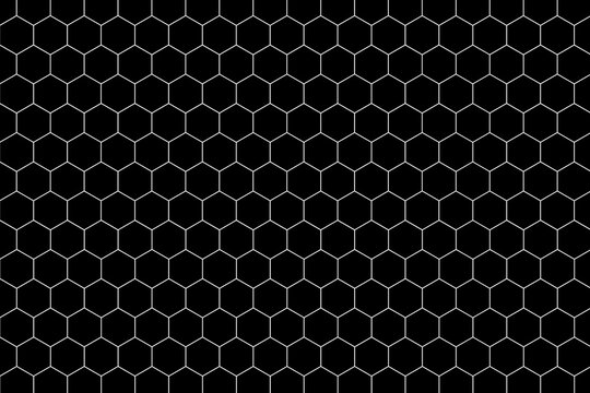 White hexagonal background,vector design