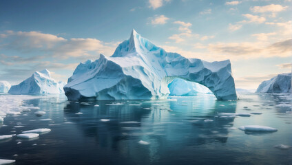 iceberg in the arctic ocean