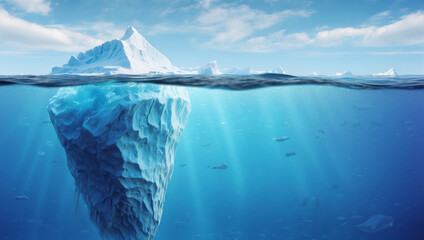 iceberg in the arctic ocean