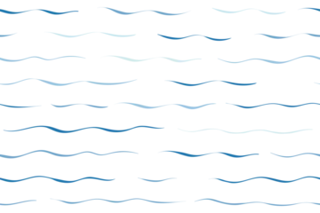 Fotobehang Seamless Wave Vector Pattern, watercolor water background. Wavy sea beach print, curly grunge paint lines. © Good Goods