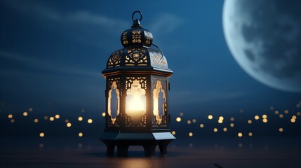 Fototapeta na wymiar Lantern Ramadan Islamic Eid Mubarak Eid al Adha