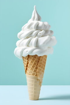 Picture perfect moment capturing DQ's creamy vanilla soft serve ice cream cone