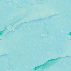 Blue Seamless Ocean. Sea Gradient Background. Green Watercolor Abstract Repeat. Sea Pastel Vector Template. Water Elegant Pattern. Soft Seamless Background. Green Ocean Background. Water Ink Ocean. © Ihar