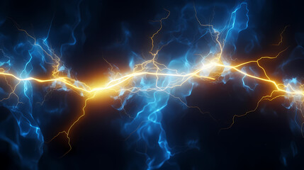 Energy lightning collision powerful illustration explosion background