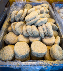 한국전통 재래시장 길거리 음식들