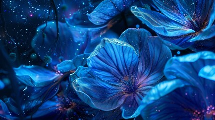 bioluminescent flowers petals 