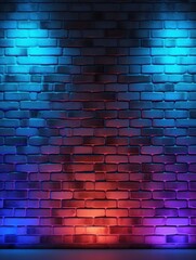 colorful brick wall pattern background