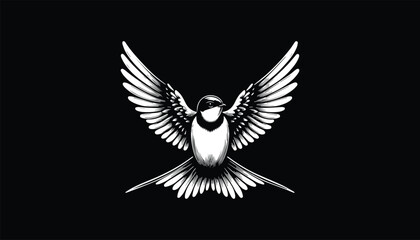 Swallow design logo 