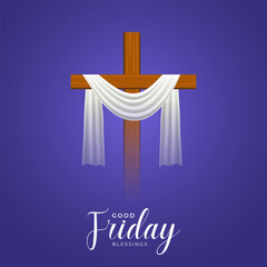 Good Friday Peace of Holy Week Social Media Post, Web Banner, Status, Story