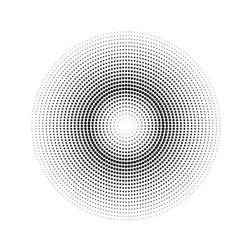 Abstract background with circle dots