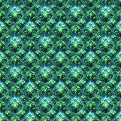 Emerald Gemstone Pattern Design