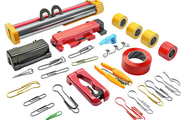 set of tools for construction and school