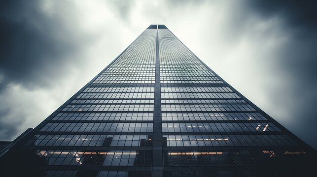  A vertical photo of a skyscraper, 