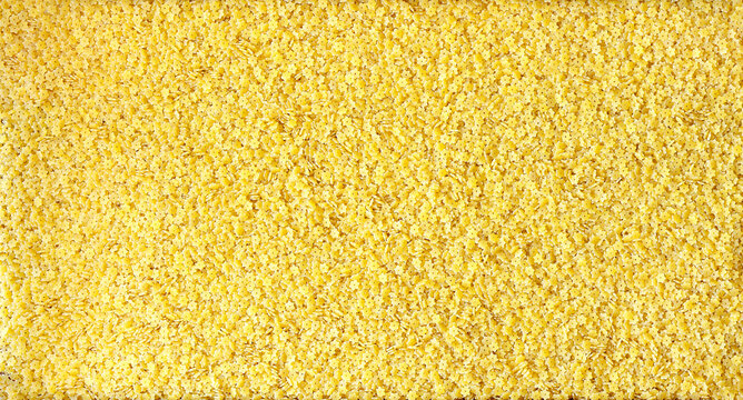 Italian pasta stelle background. Top view. Star-Shaped Stelle Pasta Background