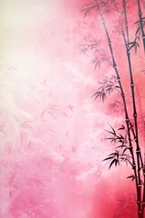 pink bamboo background with grungy text