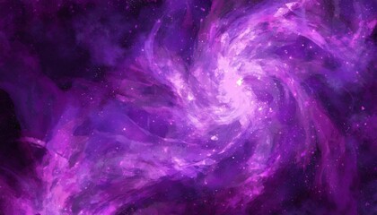 purple nebula background - obrazy, fototapety, plakaty
