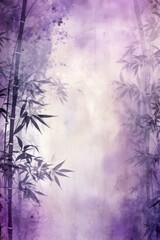 purple bamboo background with grungy texture
