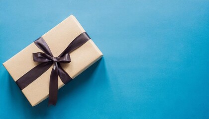 a gift box on a blue background