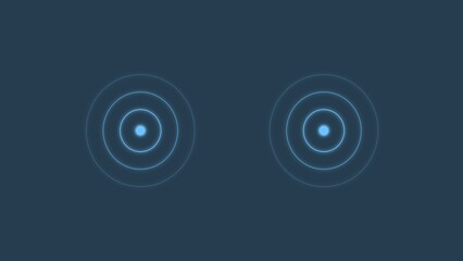 Radio waves signal technology illustration.