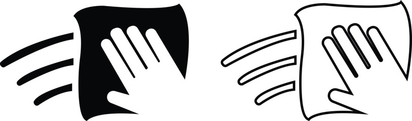 Hand washing set. Included icons as wash, tissue paper, cleaning, hand dryer, soap, wipe, sanitary, collection of Cleanliness concept. isolated on transparent background, Cleaning Products Sign.