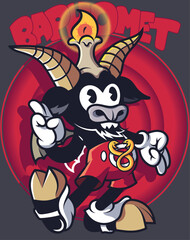 illustration of a satan